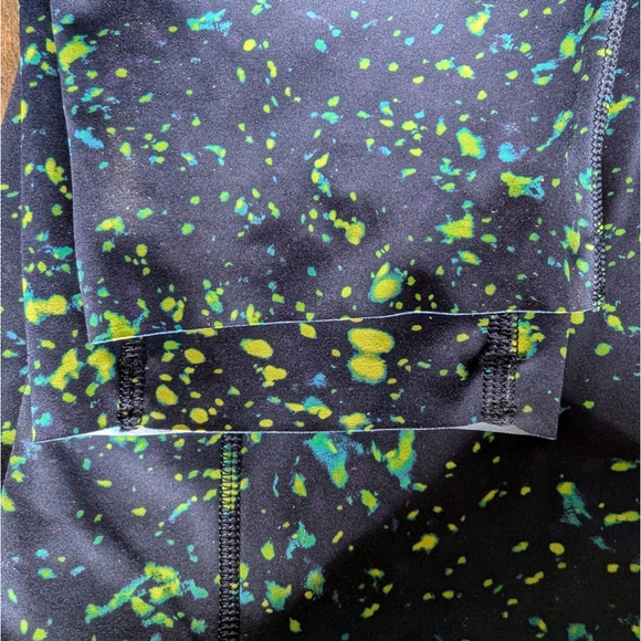 Lululemon Base Pace High Rise Crop 23" Sparks Fly Multi Sz 6 High Waist Nulux - Picture 11 of 14